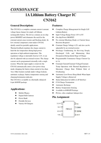  Datasheet Preview Page 1