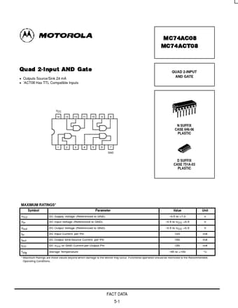  Datasheet Preview Page 1