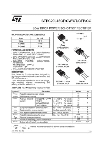  Datasheet Preview Page 1