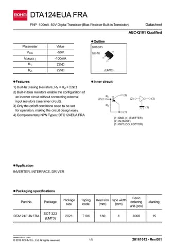 Datasheet Preview Page 1