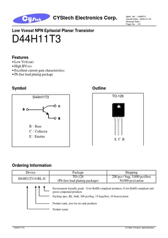  Datasheet Preview Page 1