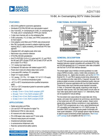  Datasheet Preview Page 1