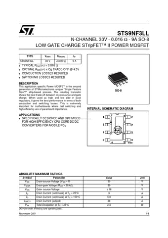 Datasheet Preview Page 1