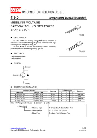  Datasheet Preview Page 1