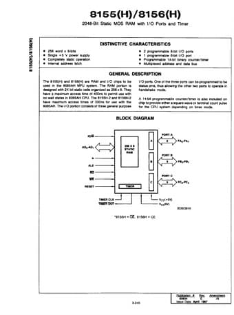  Datasheet Preview Page 1