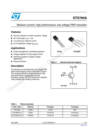  Datasheet Preview Page 1