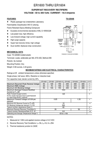  Datasheet Preview Page 1