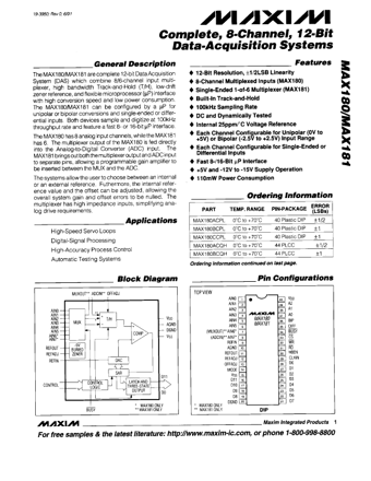  Datasheet Preview Page 1