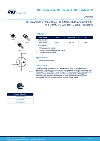  Datasheet Preview Page 1