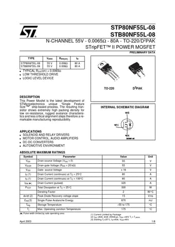  Datasheet Preview Page 1