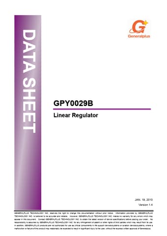  Datasheet Preview Page 1