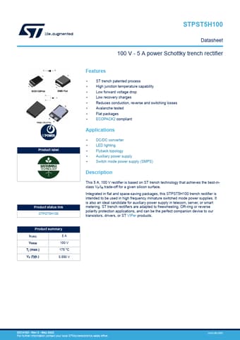  Datasheet Preview Page 1