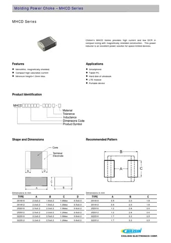  Datasheet Preview Page 1