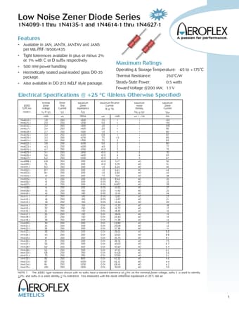  Datasheet Preview Page 1