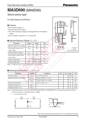  Datasheet Preview Page 1