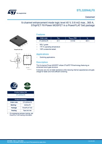  Datasheet Preview Page 1
