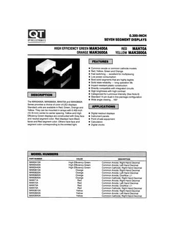  Datasheet Preview Page 1