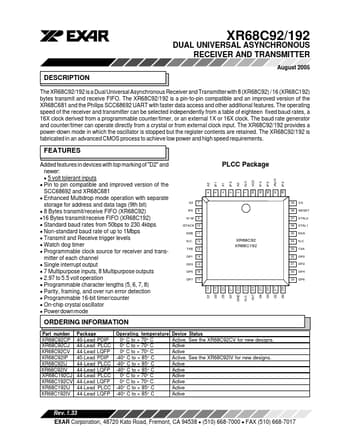  Datasheet Preview Page 1