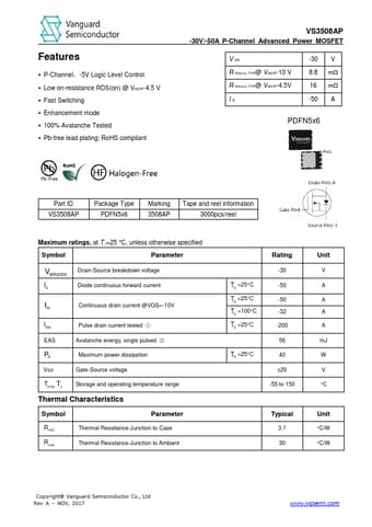  Datasheet Preview Page 1