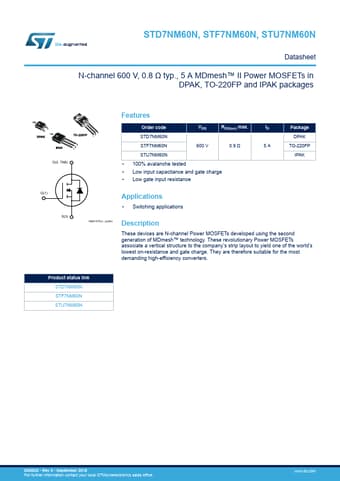  Datasheet Preview Page 1