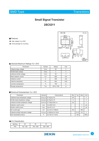 Datasheet Preview Page 1