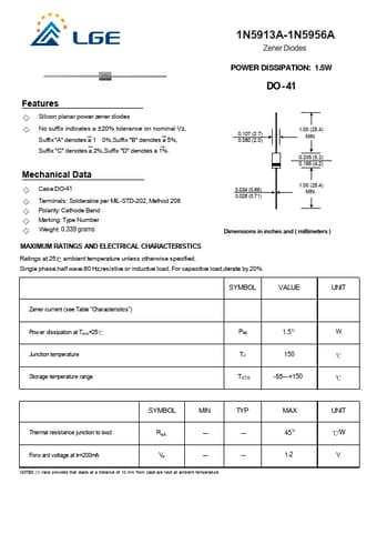  Datasheet Preview Page 1
