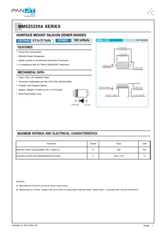 Datasheet Preview Page 1