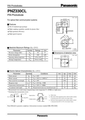  Datasheet Preview Page 1