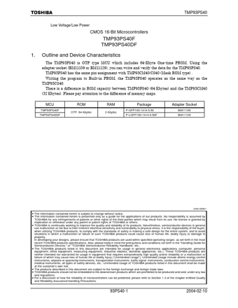  Datasheet Preview Page 1