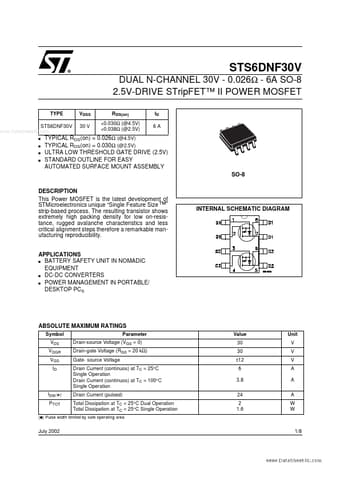  Datasheet Preview Page 1