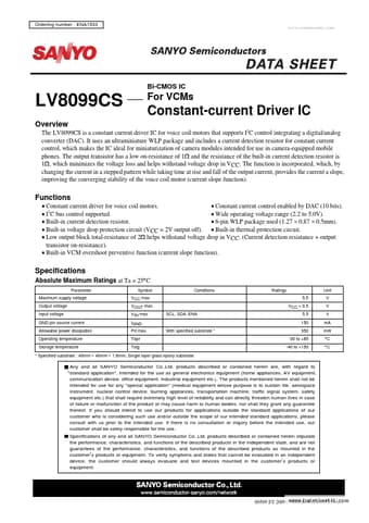  Datasheet Preview Page 1