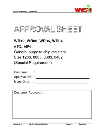  Datasheet Preview Page 1