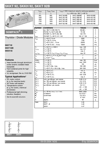  Datasheet Preview Page 1