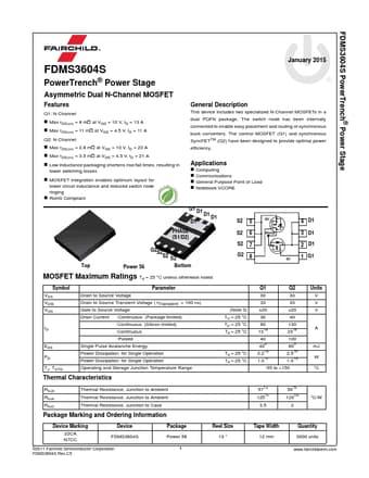  Datasheet Preview Page 1