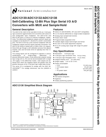  Datasheet Preview Page 1