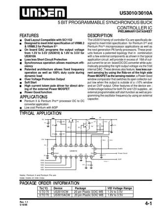  Datasheet Preview Page 1