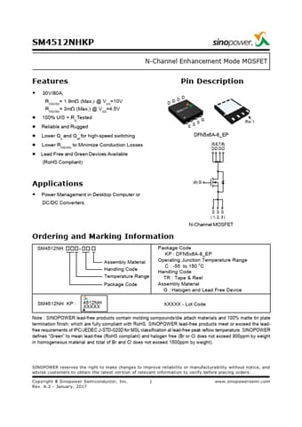  Datasheet Preview Page 1