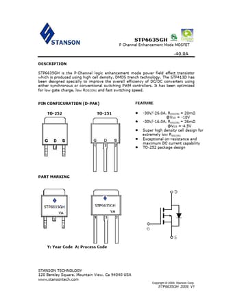  Datasheet Preview Page 1