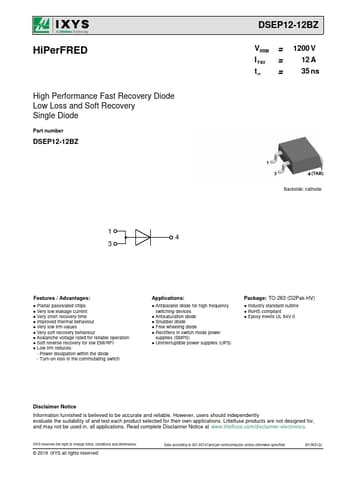  Datasheet Preview Page 1