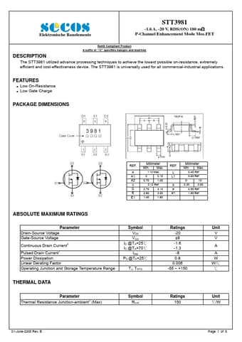  Datasheet Preview Page 1