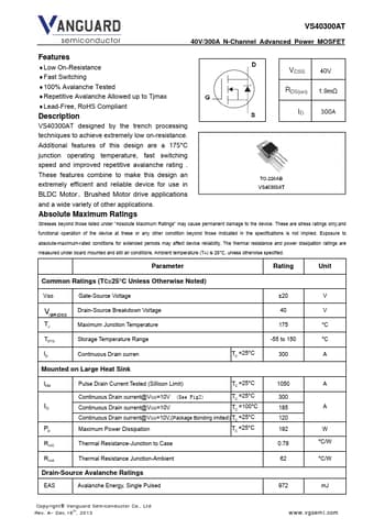  Datasheet Preview Page 1