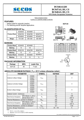  Datasheet Preview Page 1