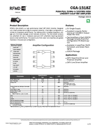  Datasheet Preview Page 1