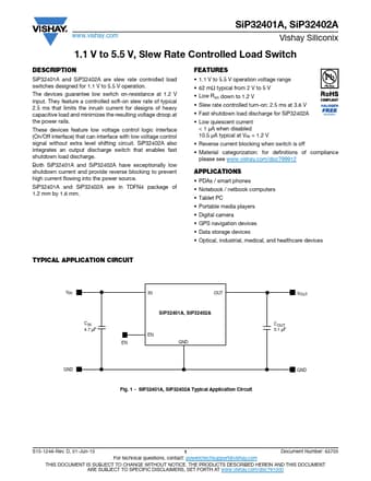  Datasheet Preview Page 1