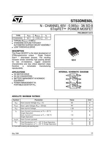  Datasheet Preview Page 1