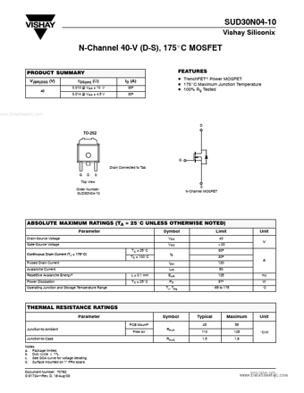  Datasheet Preview Page 1