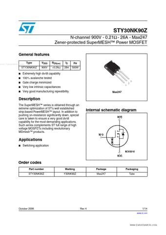  Datasheet Preview Page 1