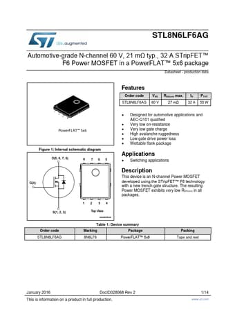  Datasheet Preview Page 1
