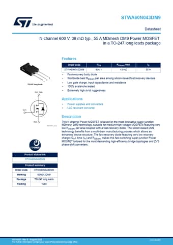  Datasheet Preview Page 1