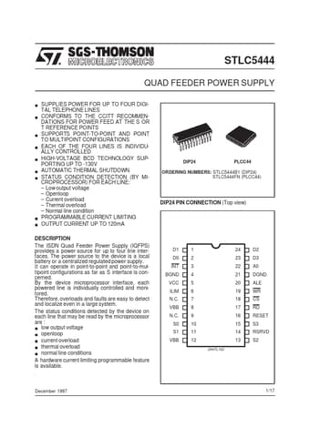  Datasheet Preview Page 1